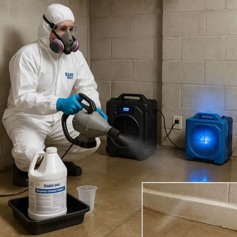 Sanitization and Odor Removal process in Manchester, OH